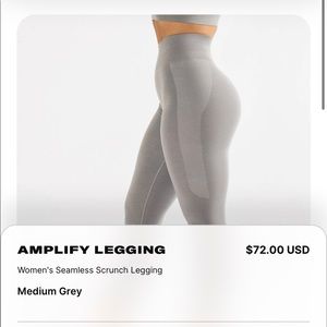 alphalete amplify shorts m size